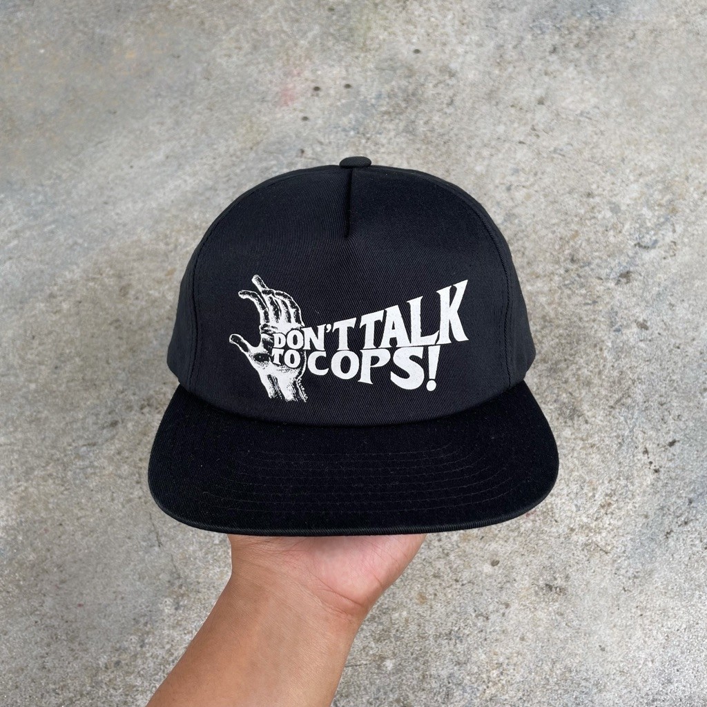 Obey dont talk to cops hat