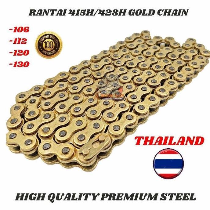 MASSRUS - RANTE RANTAI GOLD EMAS 428 H 428H  106 112 120 130 L