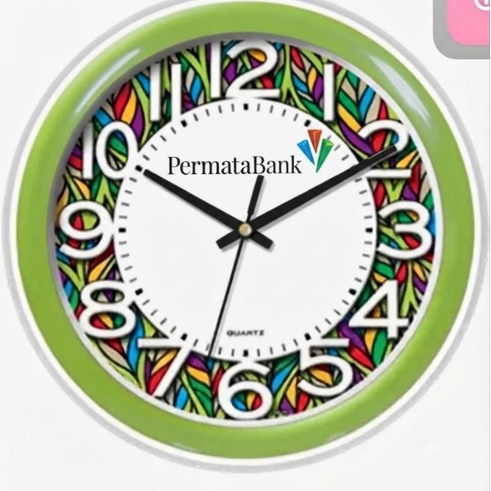 Jam Dinding Ontime 767 Diameter 30 cm Polos Minimalis