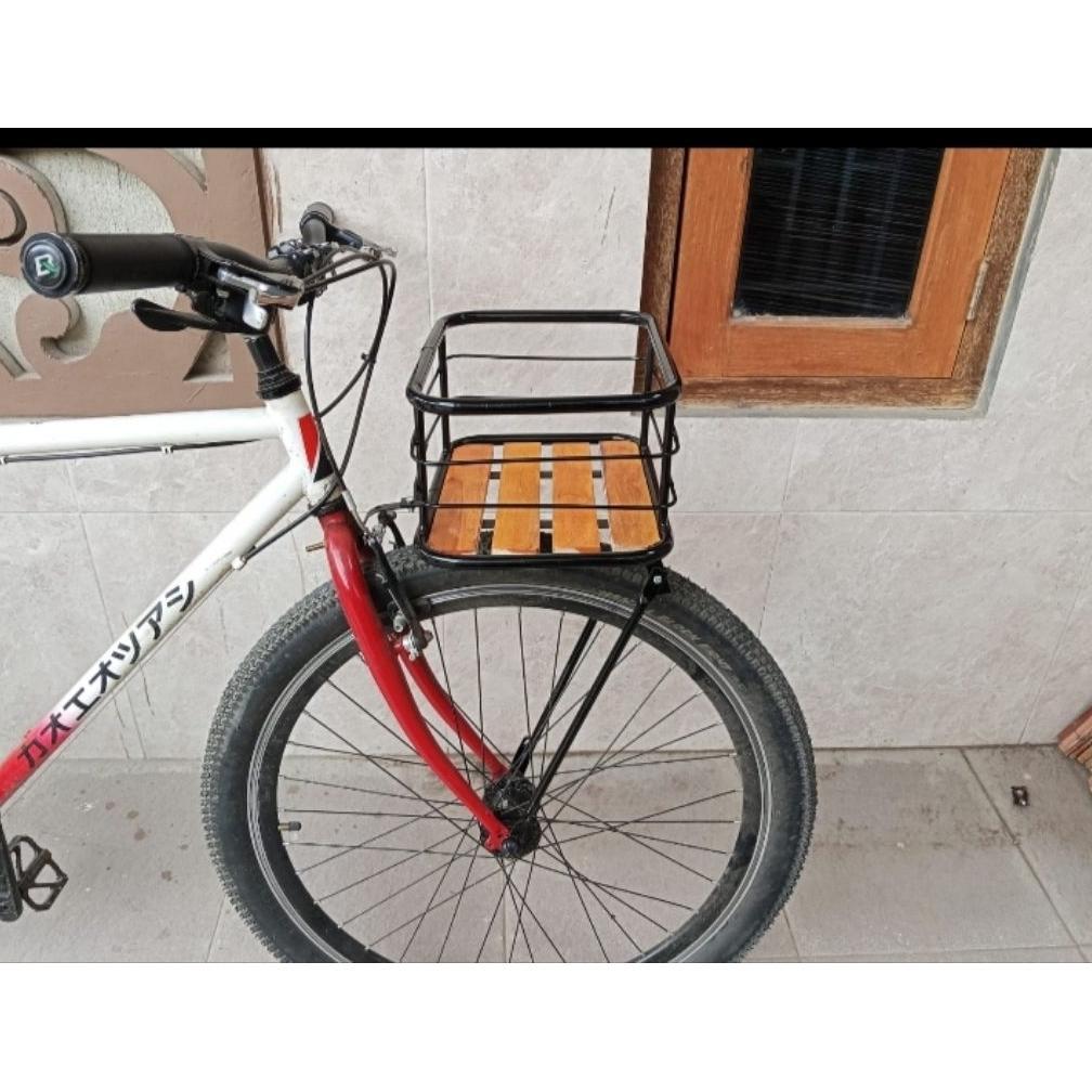 keranjang front rack sepeda mtb/ faderal / fixie/selli aksesoris