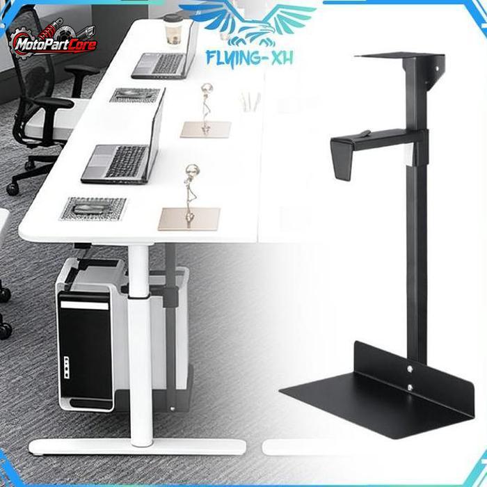 Bracket CPU Komputer Bawah Meja Tray CPU Komputer Universal Rak CPU Komputer Stand CPU Komputer Rak 