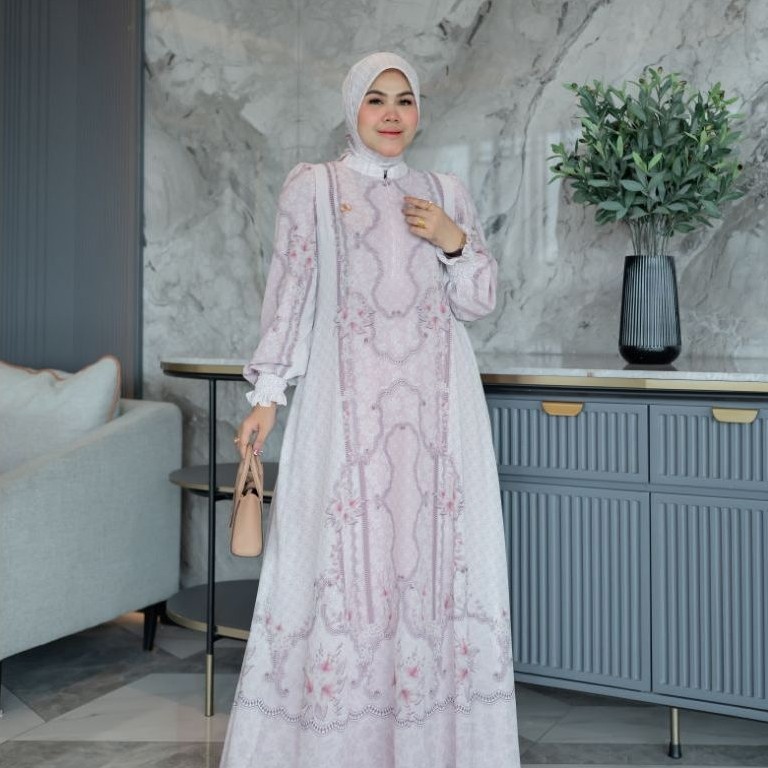 Gamis Syari Terbaru Naira Series By Azzahra Syari / Gamis Syari Cantik / Gamis Syari Premium