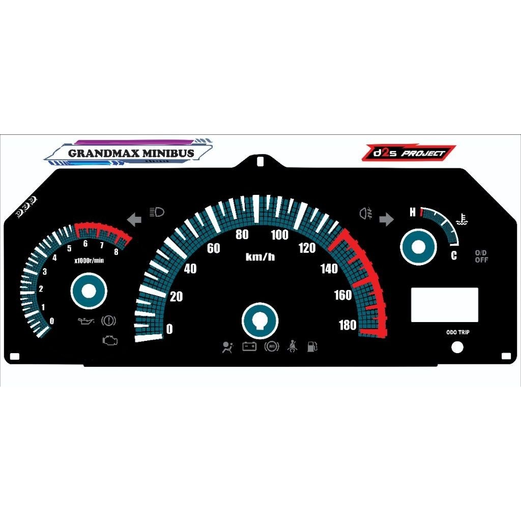 Panel Papan Layar Speedometer DAIHATSU GRANDMAX MINIBUS RPM