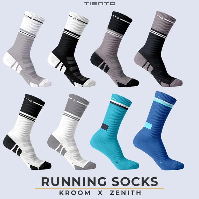 Tiento Socks Kaos Kaki Olahraga Pria Wanita Futsal Running Fitness