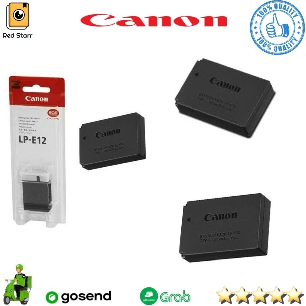 baterai canon lp-E12 canon m10 m100 m200 m50 100d kamera