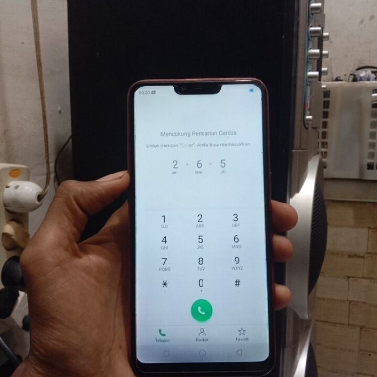 hanphone bekas OPO a3s ram 2/16gb minus