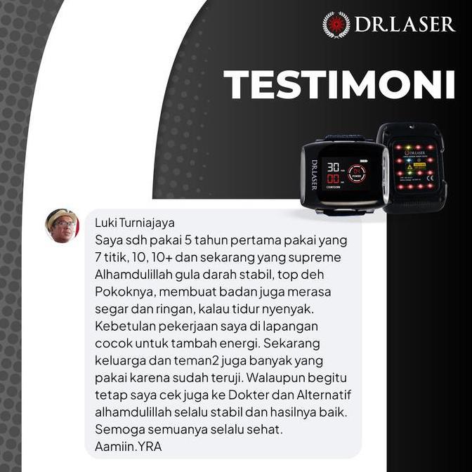 Device- Dr Laser Supreme Terapi Kesehatan Jam Tangan Praktis Multispot
