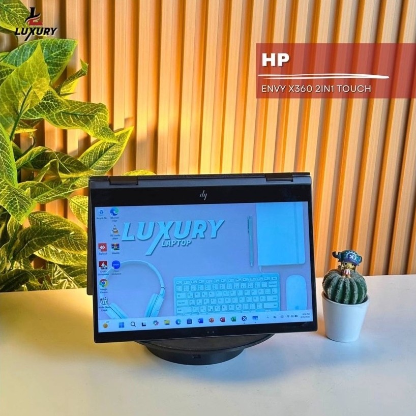 LAPTOP HP ENVY X360 2IN1 13 AG0023AU  AMD RYZEN 7 SSD 512GB RAM 8GB DDR4 BACKLIGHT FACE ID SECOND