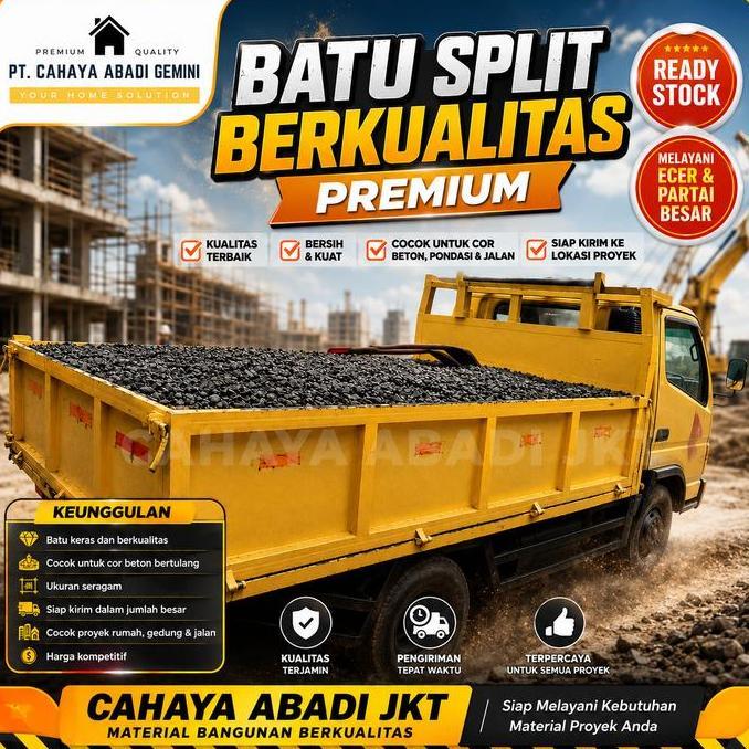 Terlaris Batu Split 1:2 (1Engkel) / Batu Split