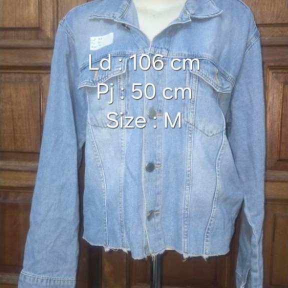prelove jaket jeans size m brand GAP