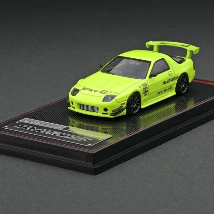 IG-2497 - IGNITION MODEL MAZDA RX-7 (FC3S) RE AMEMIYA YELLOW GREEN SMETOY