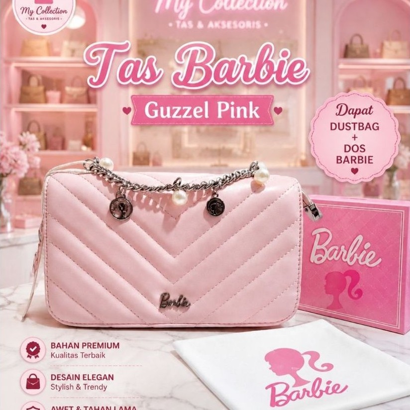 New Tas Ori Barbie Guzzel Pink