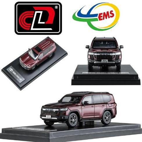 LCD64027-GR-RE - LCD MODELS 1/64 TOYOTA LAND CRUISER LC300-GR SPORT RED SMETOY