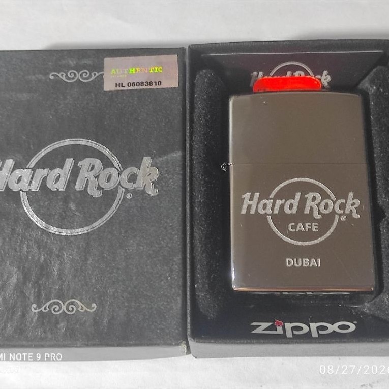 Zippo Hard Rock Cafe Dubai Original