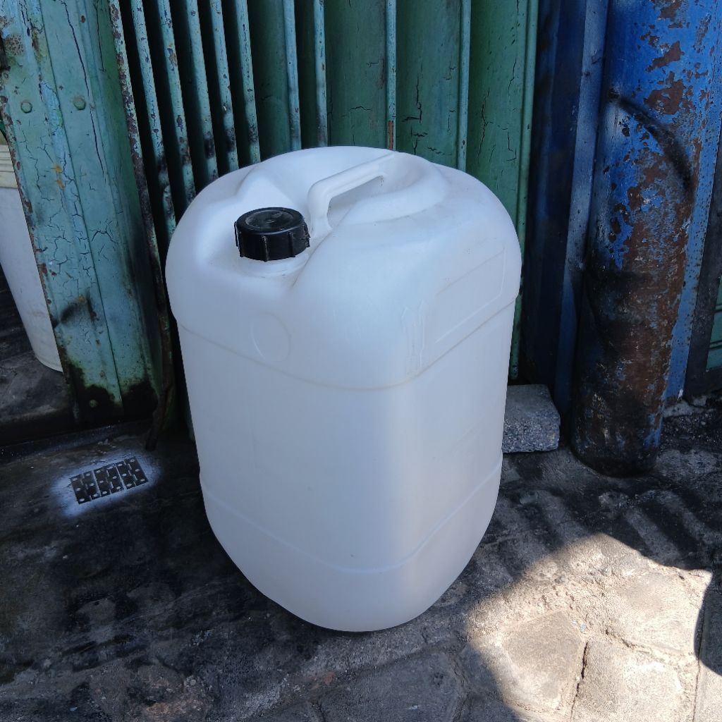 Jrigen 25 Liter Putih / Jrigen Sintas 25 Liter / Jrigen sintas bekas 25Liter tebal