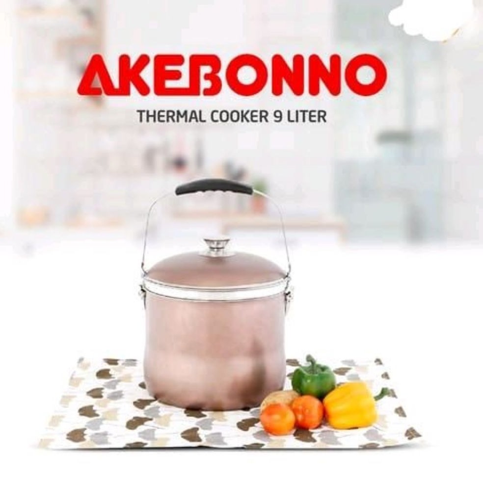 AKEBONNO THERMAL COOKER PENGHEMAT ENERGI COOKER POT 9 LITER