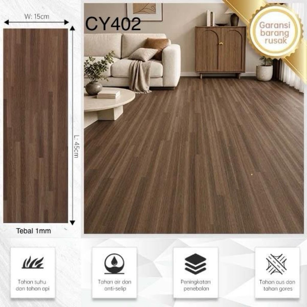 PVC Lantai vinyl sticker flooring