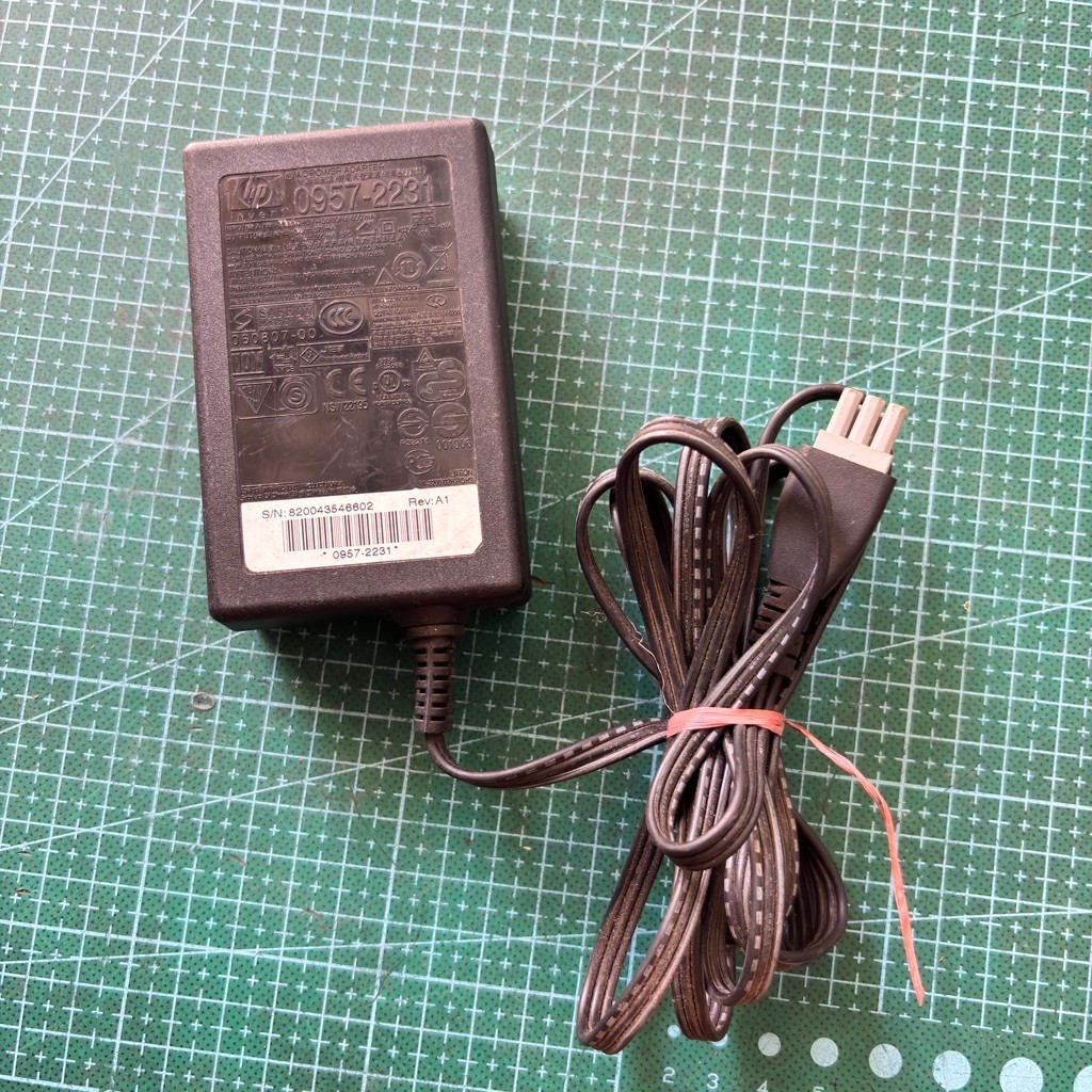 HP 0957-2231 ADAPTOR PRINTER ORIGINAL AC POWER ADAPTER 16V 500mA