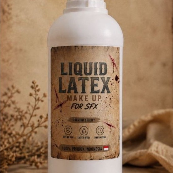 LIQUID LATEX MAKEUP SFX / LATEX CAIR / LATEKS CAIR SFX / LATEX HALLOWEN