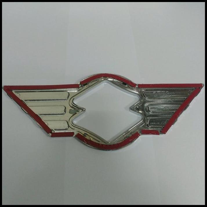 TERBARU SAYAP EMBLEM LOGO BELAKANG SUZUKI SWIFT CHROME DAN HITAM