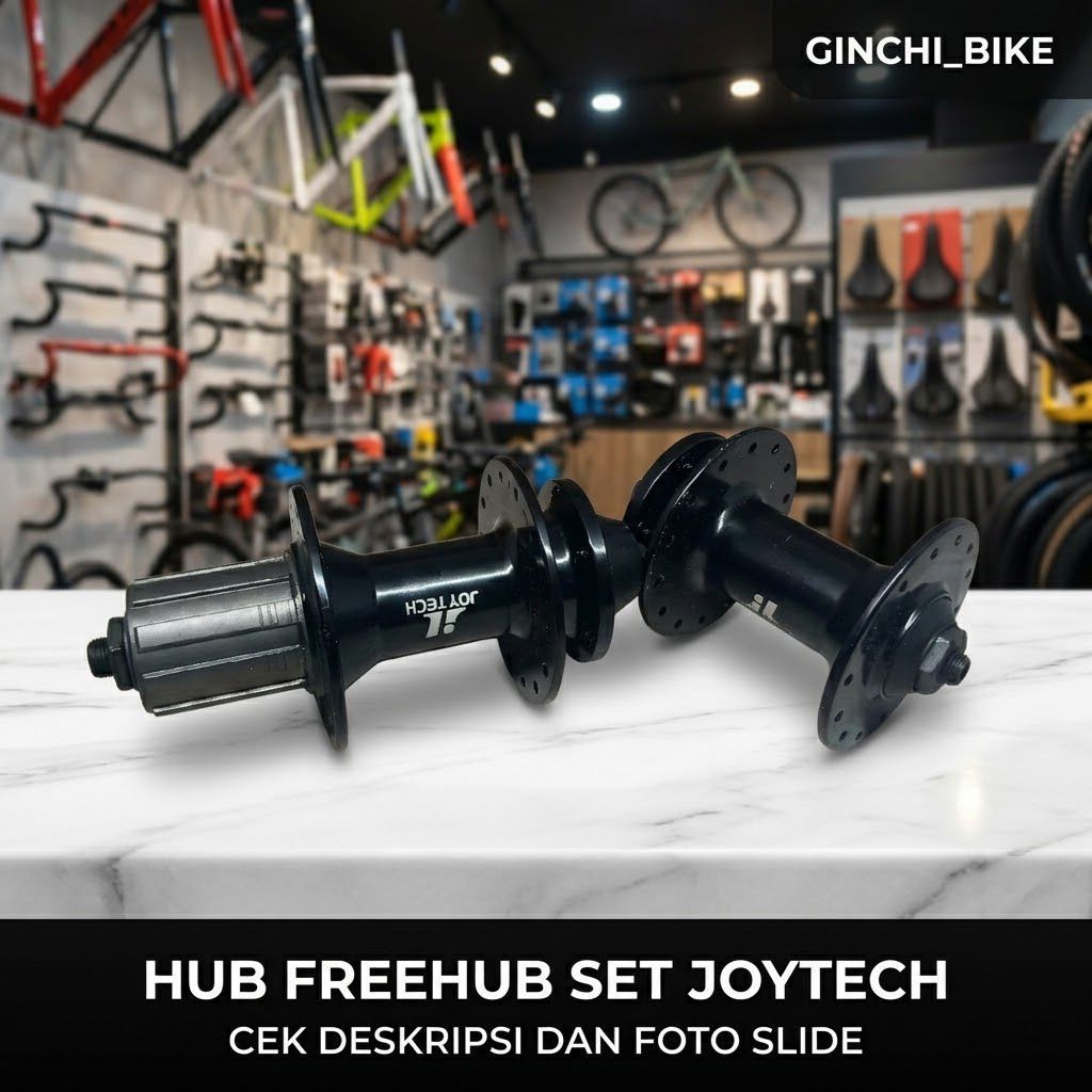 Hub Freehub Joytech non bearing discbrake 28/28 hole baru