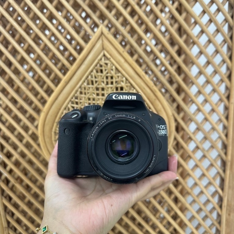 CANON 550D + LENSA FIX 50mm