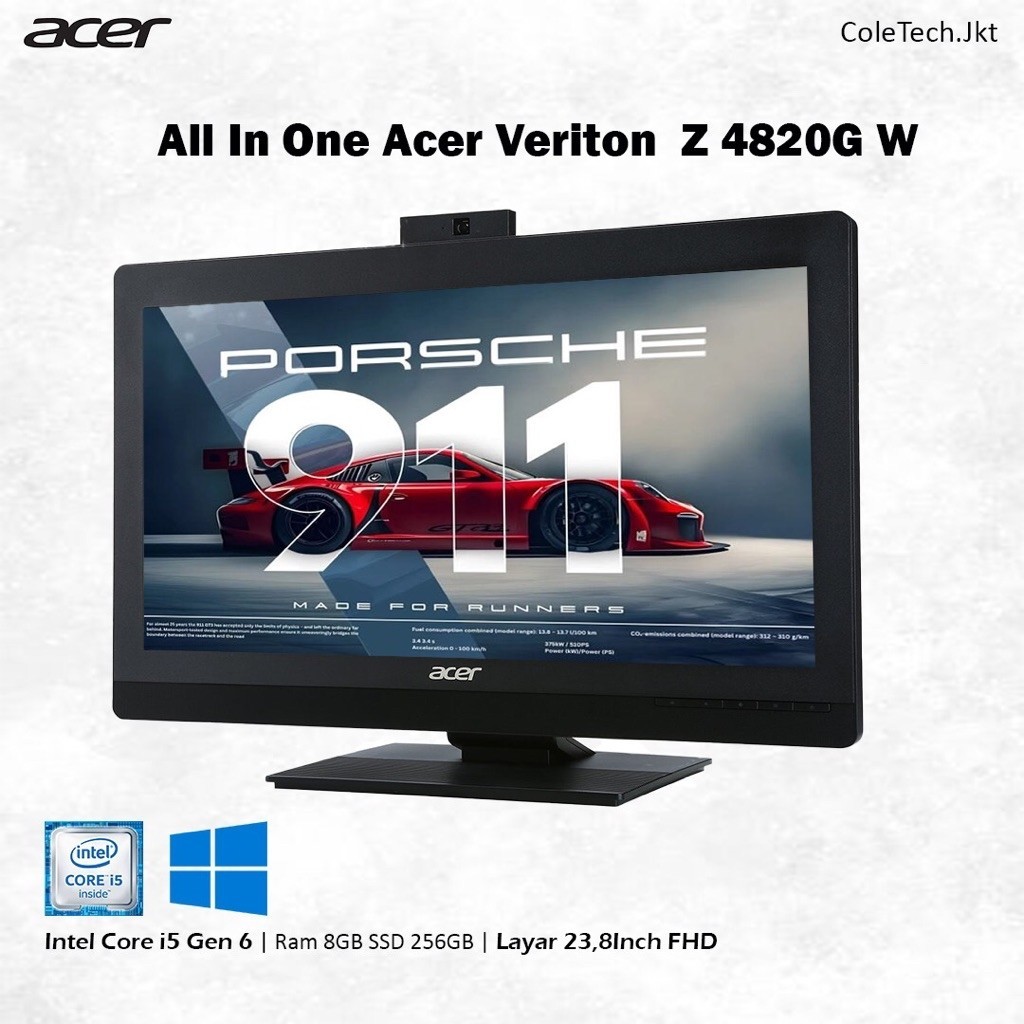 All In One Acer Veriton Z4820G Core i5 Gen 6 Ram 8gb Ssd 2256gb