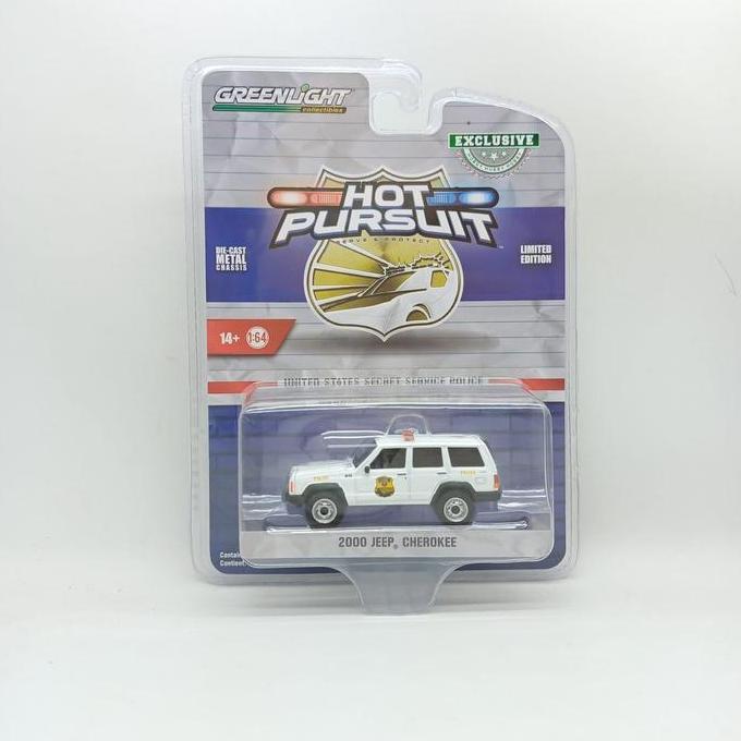 GREENLIGHT HOT PURSUIT 2000 JEEP CHEROKEE  #43015-A SMETOY