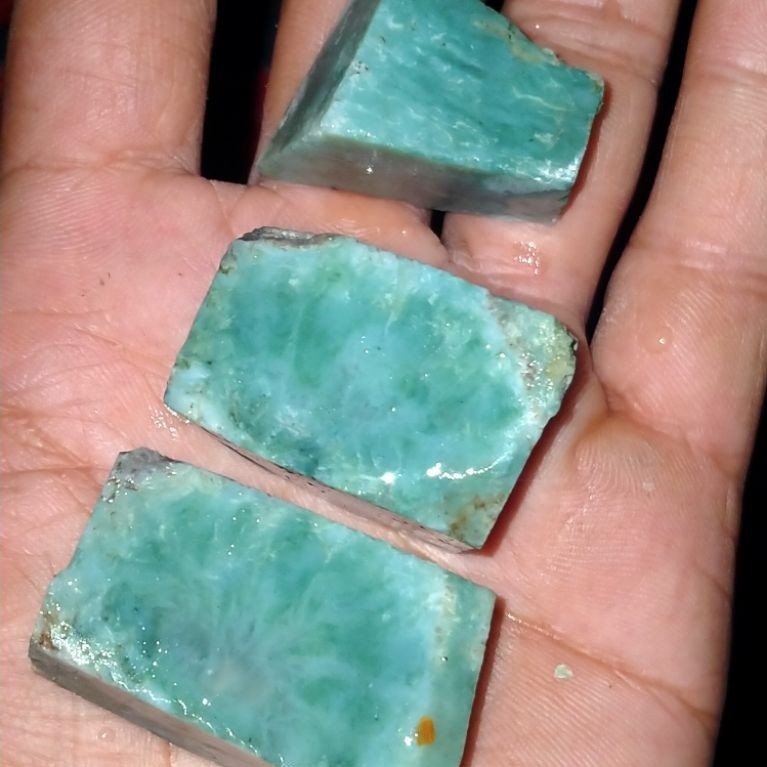 bahan batu ijo garut (3 pcs)