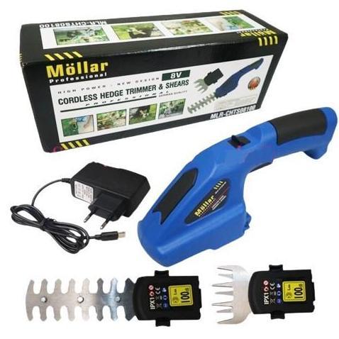 NEW mesin potong rumput Cordless MOLLAR CHTS08100 HEDGE TRIMMER
