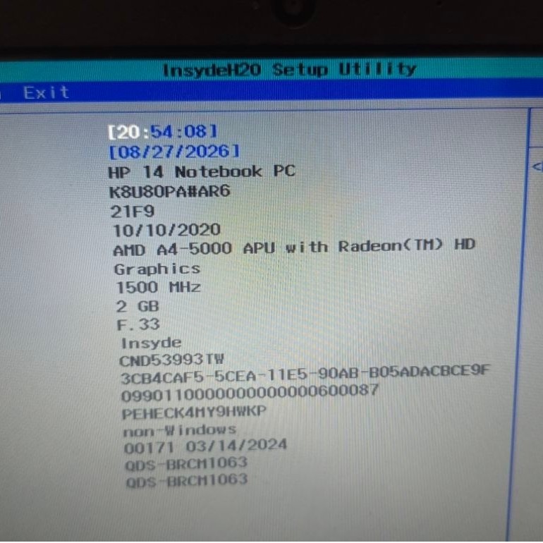 motherboard Mobo HP 14-g102au AMD A4-5000