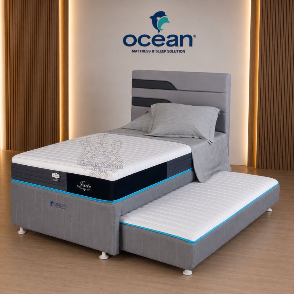 Ocean Jade 2in1 Sorong 120x200 | Kasur Sorong Lampung | Springbed Ocean 2in1 | Mattras Kedaton Galle
