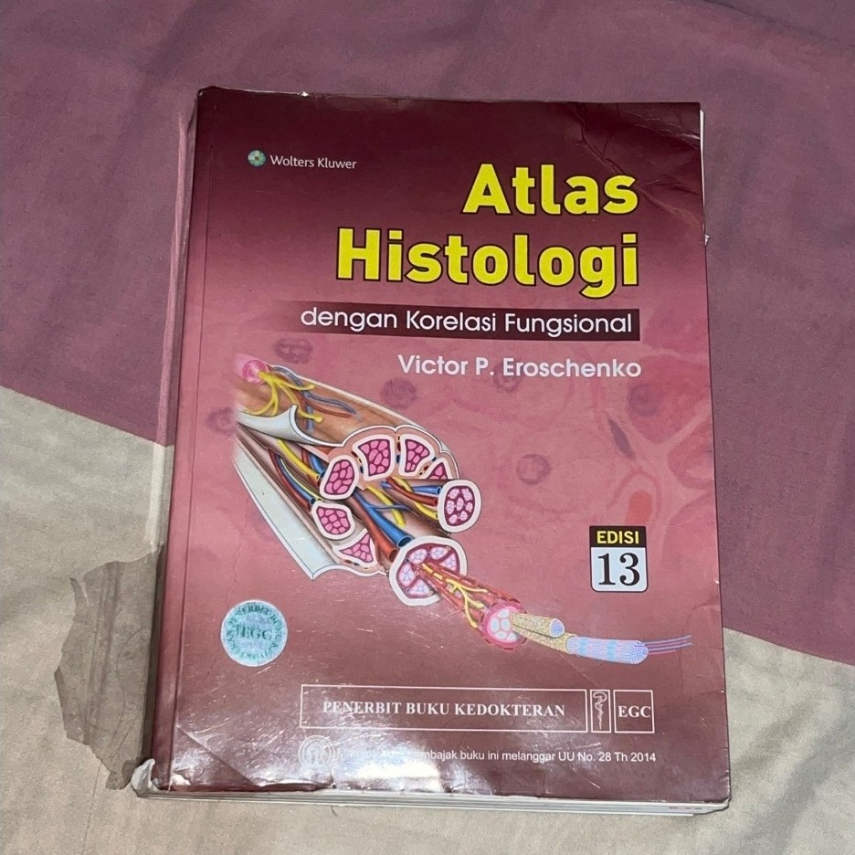 Atlas histologi Difiore second/preloved