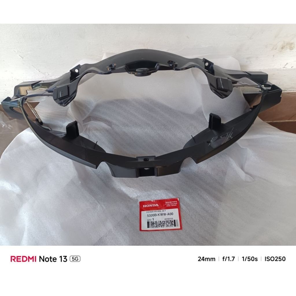 batok totok lampu depan honda revo absolut hitam original ahm