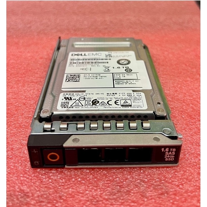 SSD Dell EMC 1.6TB KIOXIA SAS SSD 24Gbps Enterprise Server Drive