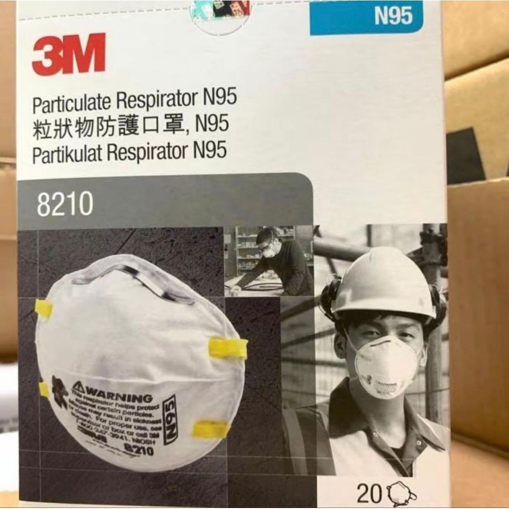 Masker 3M N95-8210 Original / Harga per-box / isi 20