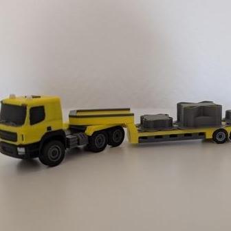 Mainan Mobil Truk Besar dengan Trailer - Mainan Edukatif untuk Anak-anak