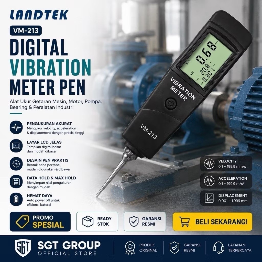 Vibration Meter | Pen Vibration Meter VM-213 Landtek