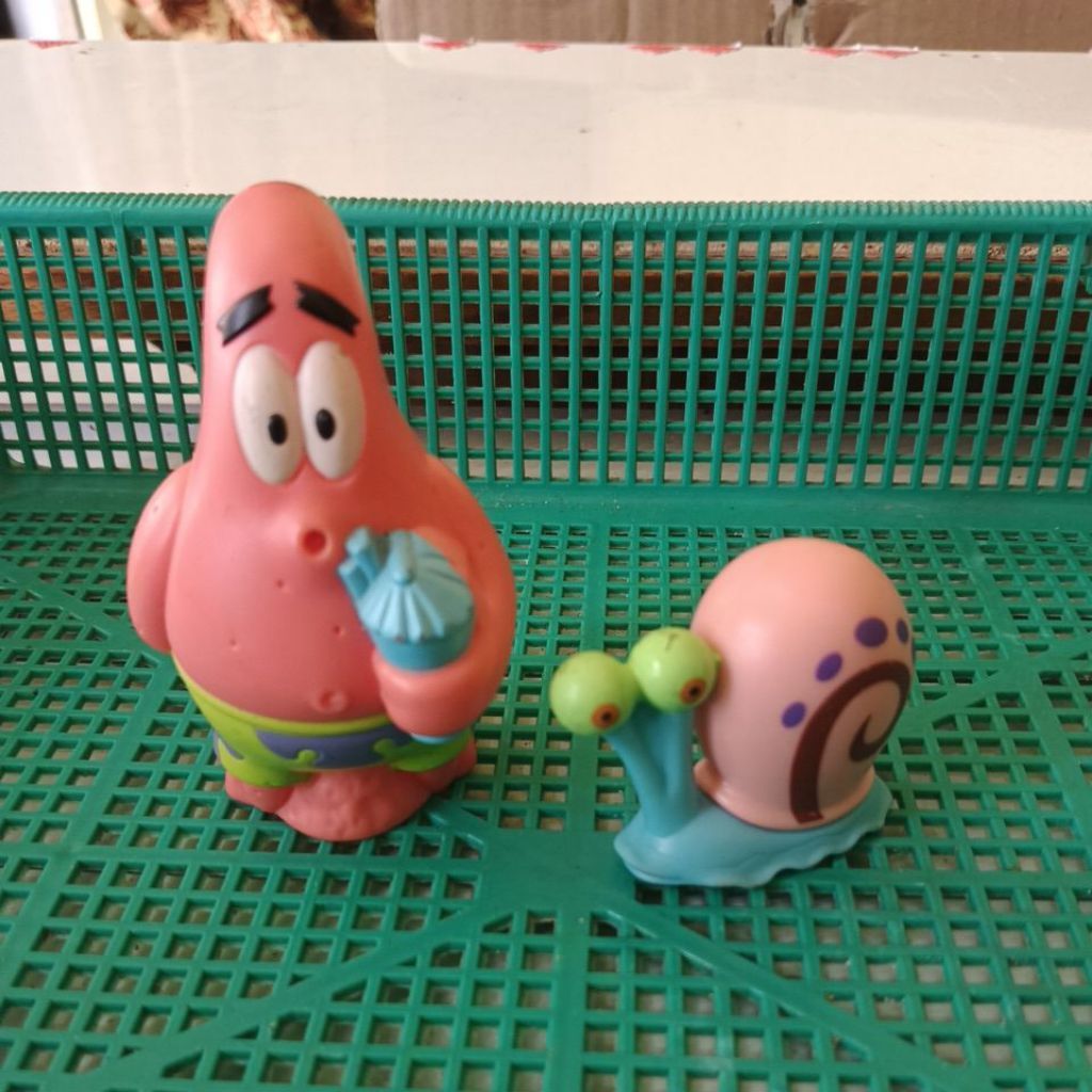 Action Figure Patrick Star Spongebob mcd PVC plastik PL boom