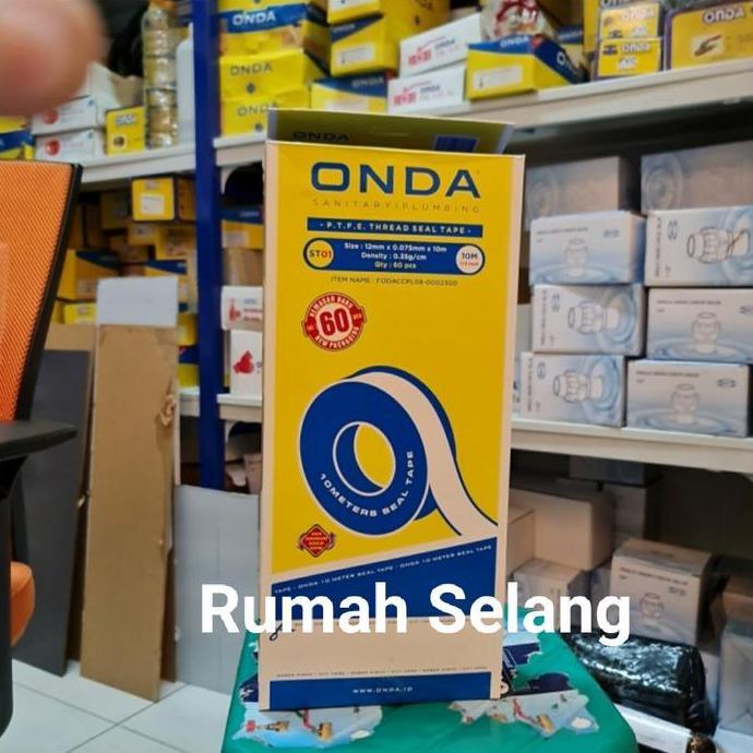 Seal Tape Onda 1/2" 1 box isi 60 pc / Seal Tape / Onda /Seal Tape Onda