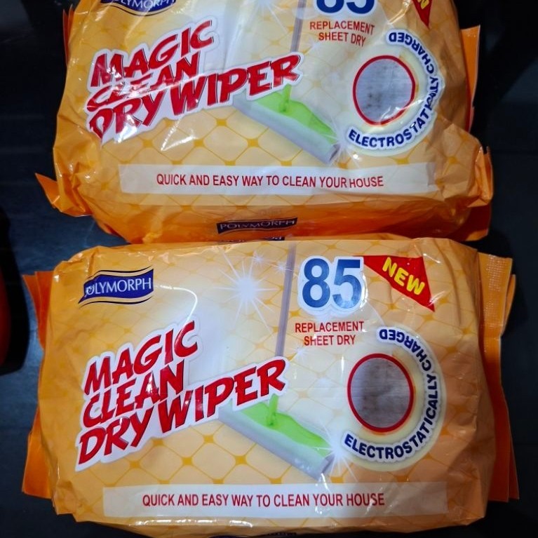 Polymorph magic clean dry wipper/tissue pembersih lantai/tissue lantai/tissue kering pembersih lanta
