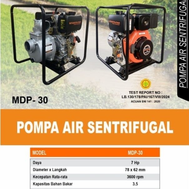 POMPA AIR MESIN DIESEL 3 INCH MDP 30 MATSUMOTO POMPA AIR DIESEL