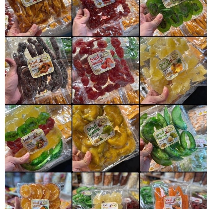 AOI Dried Fruit Manisan Aoi Thailand Buah Kering Manggi Dried Food