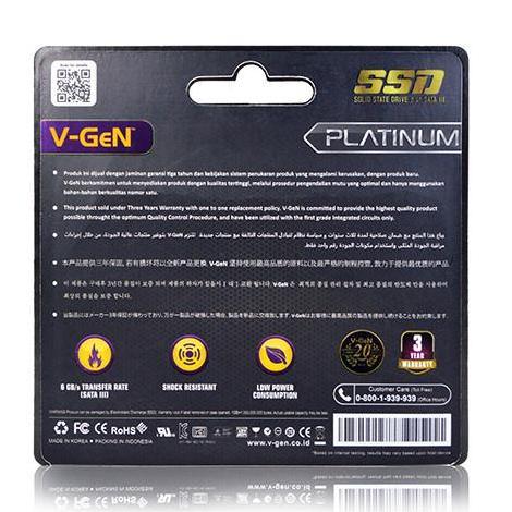 Save- Ssd 128Gb V-Gen Sata 3 | Ssd Laptop Komputer Vgen 128 Gb Sata Iii