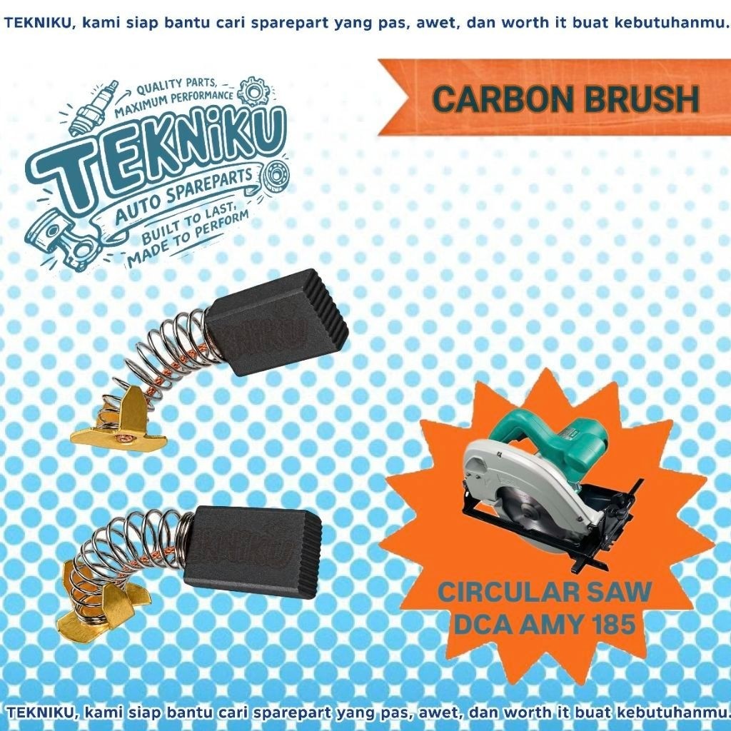CARBON BRUSH CIRCULAR SAW DCA AMY 185 ARANG MESIN SIRKEL DCA AMY 185
