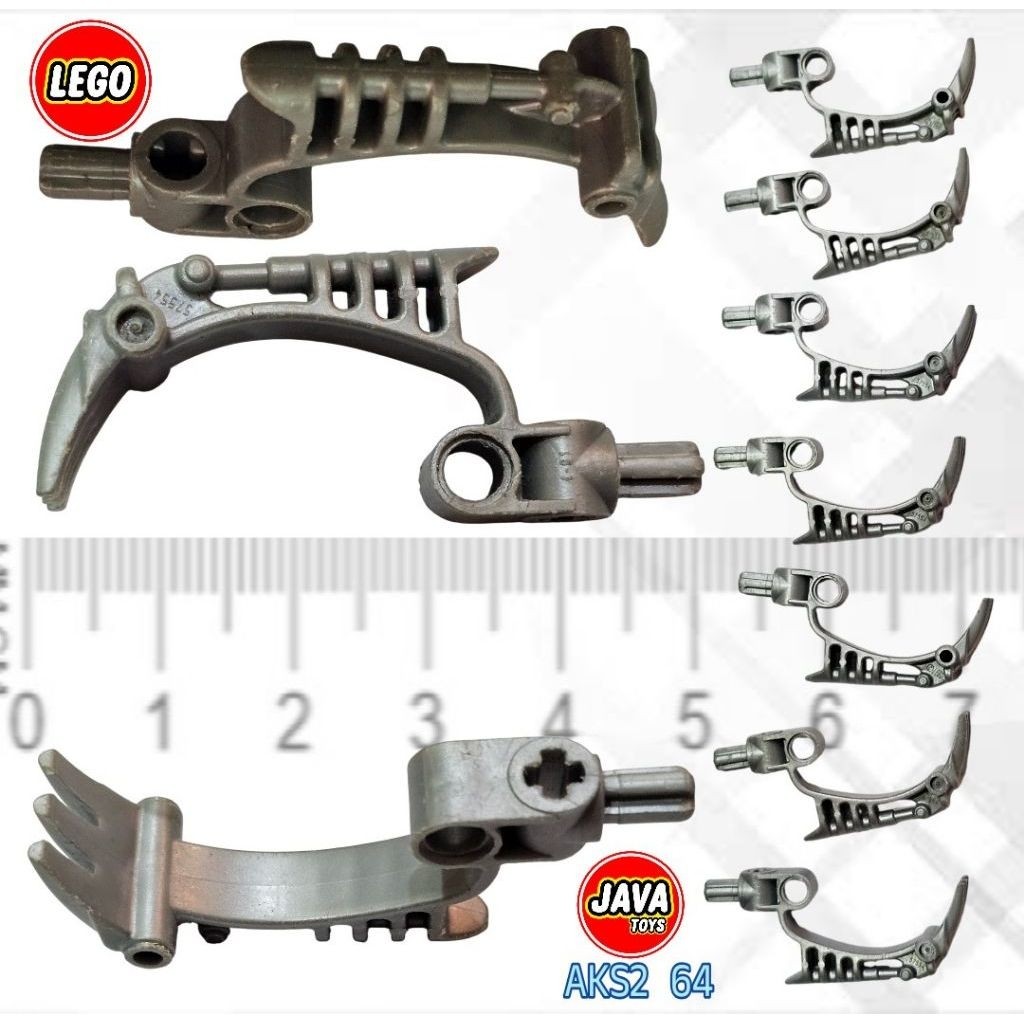 LEGO PART ( AKS2 65 ) LEGO Part nomor 57554,  Technic Bionicle Barraki Mandible atau senjata cakar.