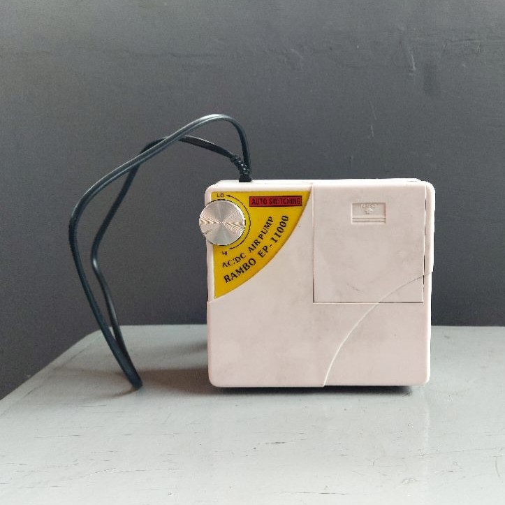 Air Pump Aerator AC DC Rambo EP 11000 Auto Switching Gelembung Udara