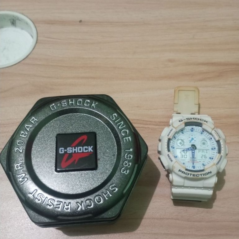 G-SHOCK GA-100A-7A Second Original Baca deskripsi