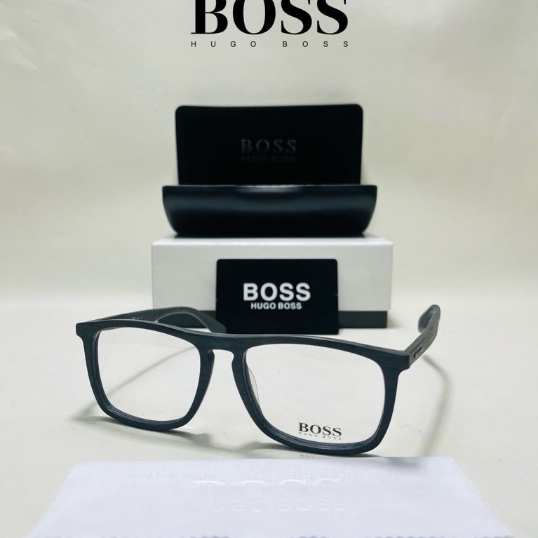 Kacamata Boleh HUGO BOSS Frame Hitam Unisex (Tha)