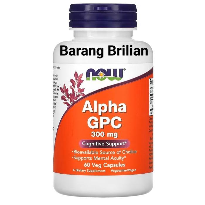 Now Alpha GPC 300 mg 60 VegCaps USA